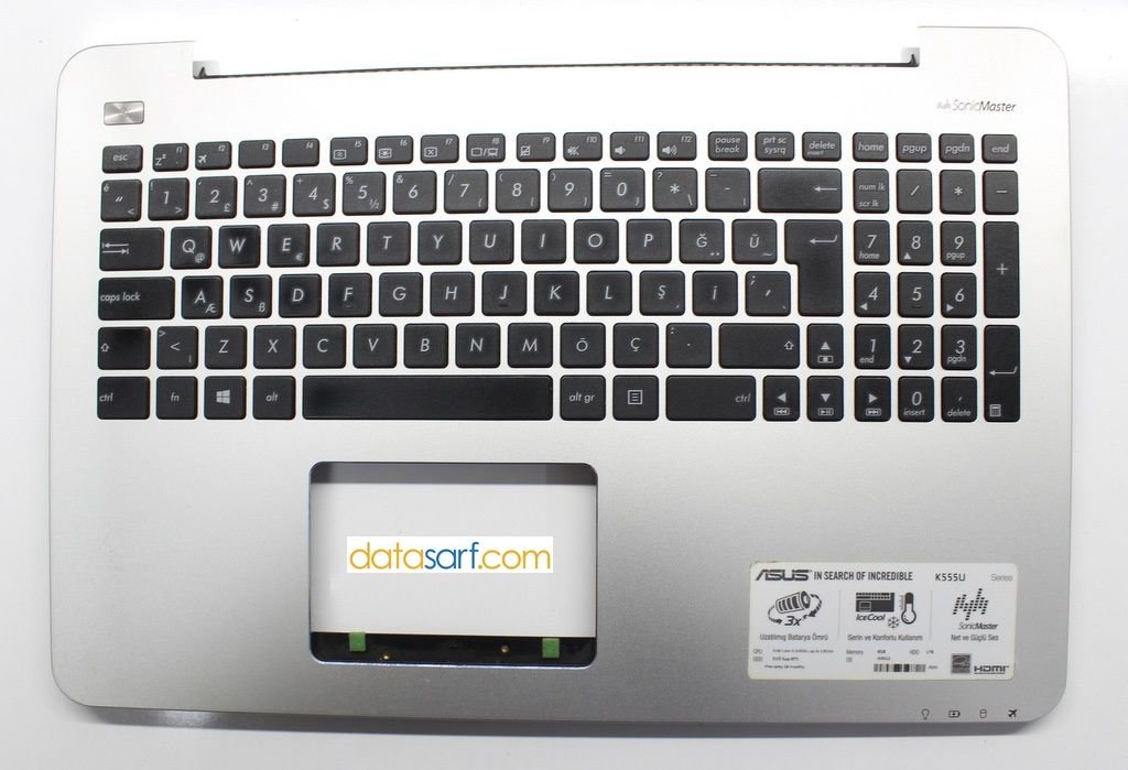 Asus K555LB Klavye Üst Kasa Palmrest 13N0-R8A0C01