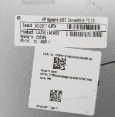 HP Spectre X360 13-4000 13-4001NT 13-Y TPN-Q157 X360 G1 Orijinal Alt Kasa