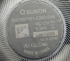 Dell G16 Gaming 7630 7635 P122F P122F001 Orijinal Fan Set G75071S1-C270-S9A EG75071S1-C260-S9A 12V