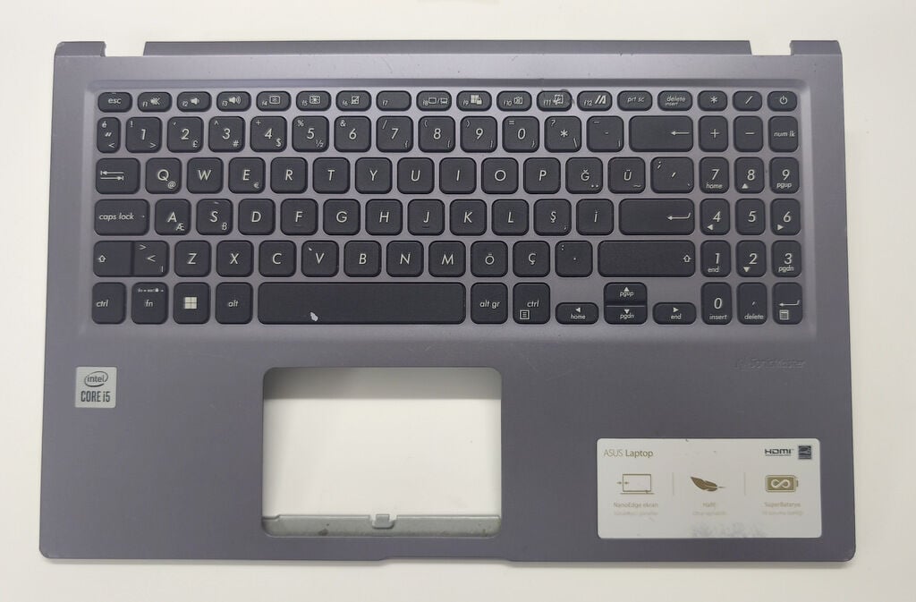 ASUS X515 D515 F515 X509 M515 V5200 FL8700 Orijinal Klavye Üst Kasa