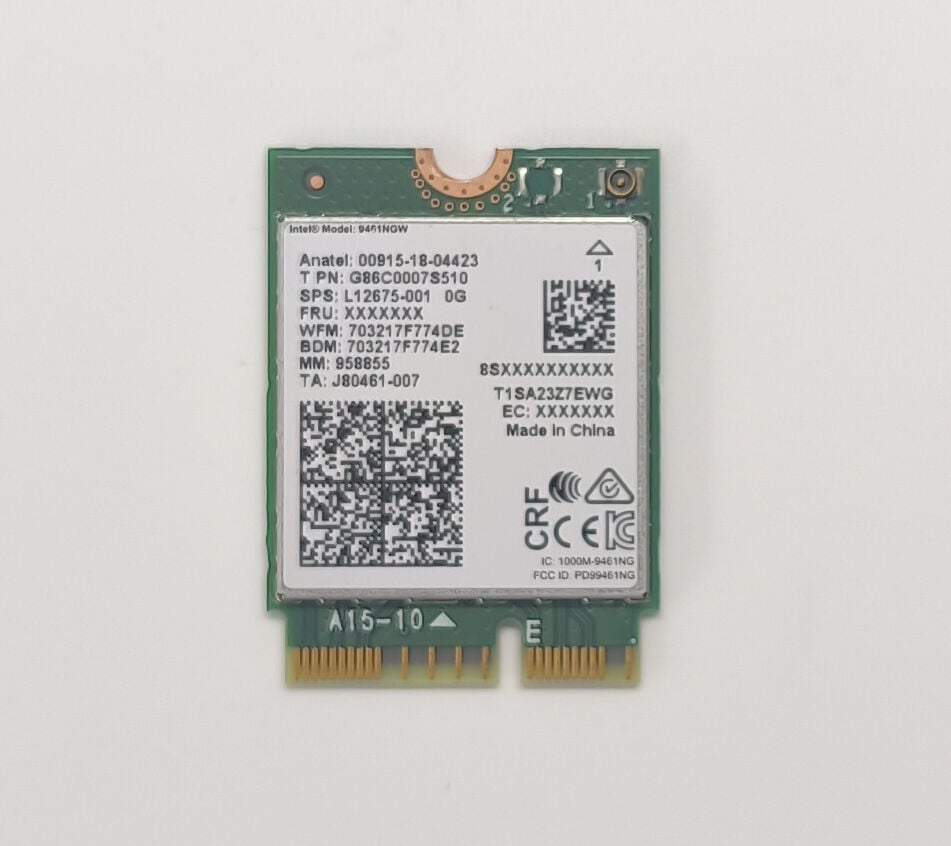 ASUS Vivobook X515 D515 F515 X509 M515 V5200 FL8700 Orijinal Wireless Kart L12675-001 İNTEL 9461NGW