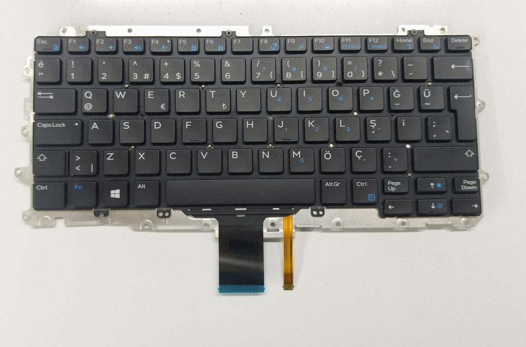 Dell Latitude 7390 7280 E7280 7290 P28S P28S002 Orijinal Klavye AM263000100