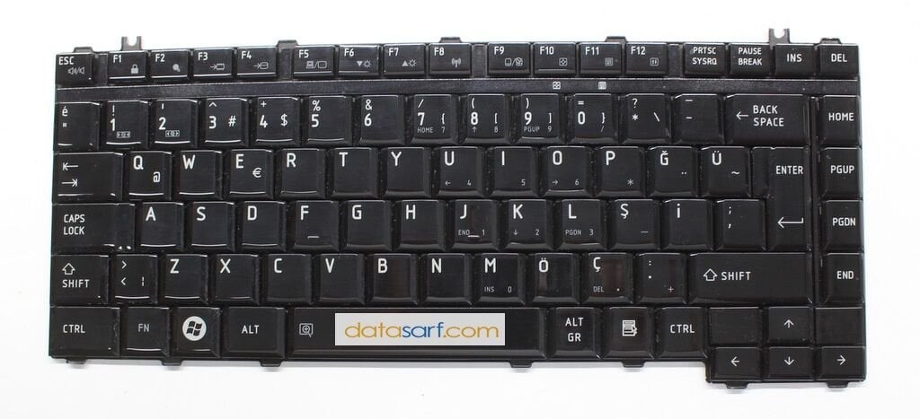 Toshiba Satellite A500 A505 Orijinal Klavye Işıklı AETZ1U00020-US