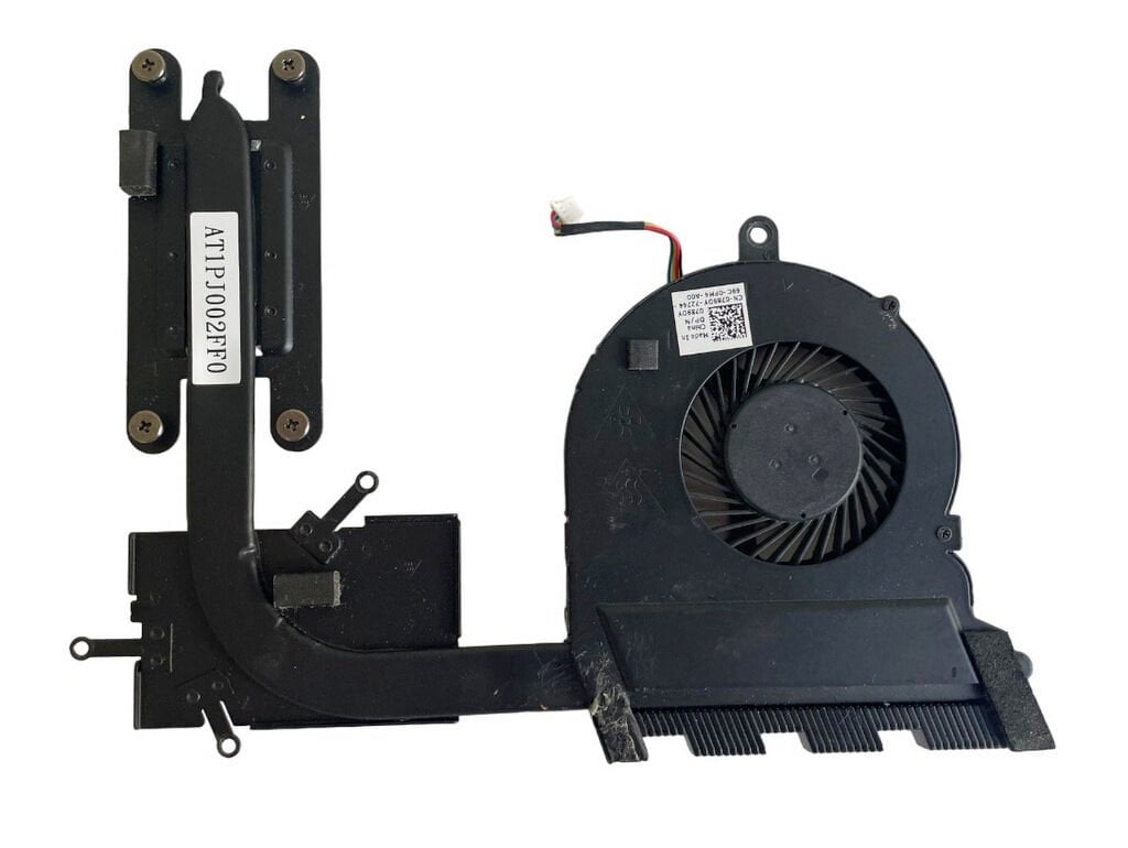 Dell 5565 5567 P66F P66F001 P66F002 P66F003 Orijinal Fan Soğutucu Bakır Heatsink