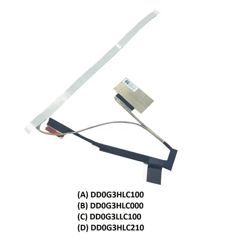 HP Pavilion 17-CK Orijinal Lcd Data Flex Kablo DD0G3HLC100-DD0G3HLC000-DD0G3LLC100-DD0G3HLC210 144HZ 21MM