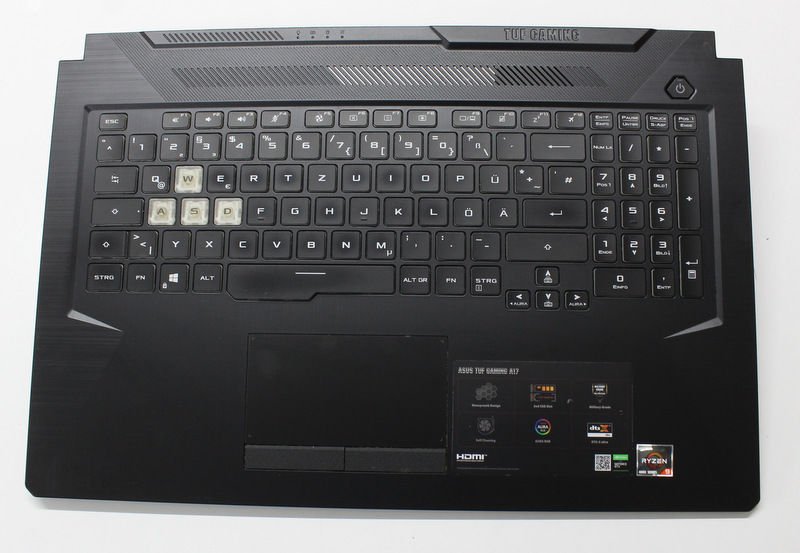 Asus TUF FX706 Orijinal Klavye Üst Kasa 3BKYKSJN00 AEBKXG00010