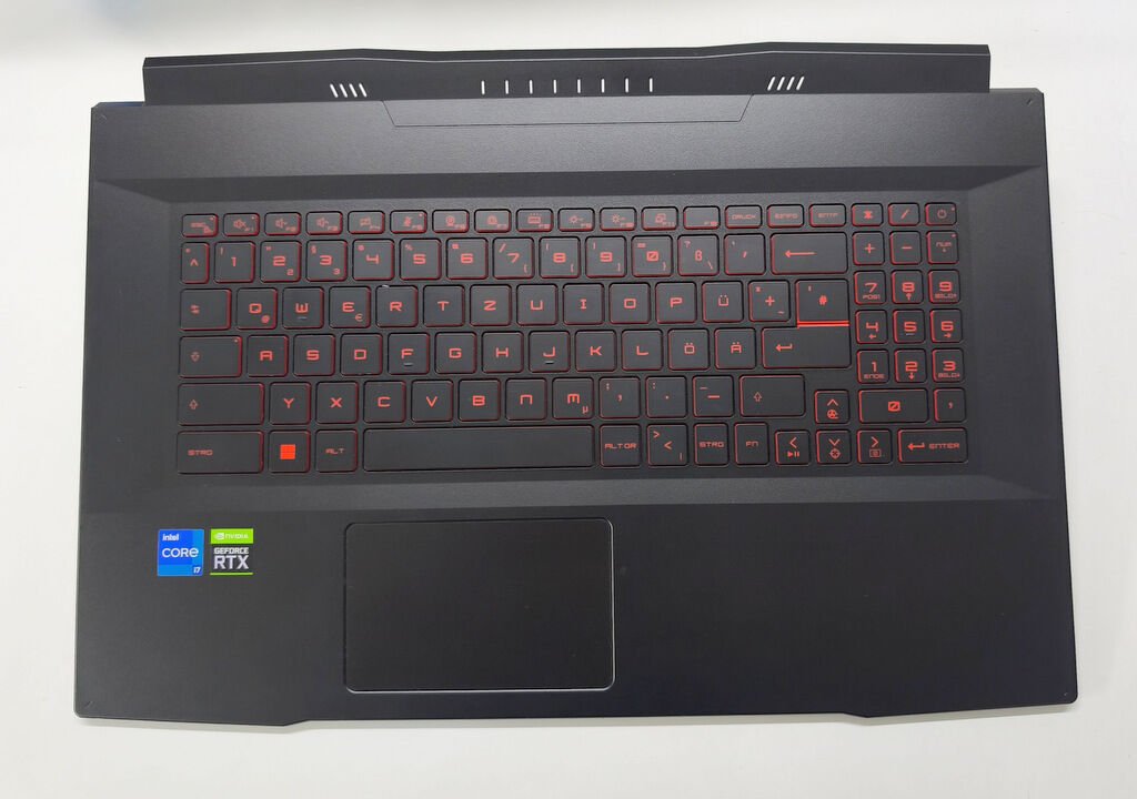 MSI Katana GF76 GL76 MS-17L1 MS-17L2 MS-17L3 MS-17L4 Orijinal Klavye Üst Kasa Palmrest