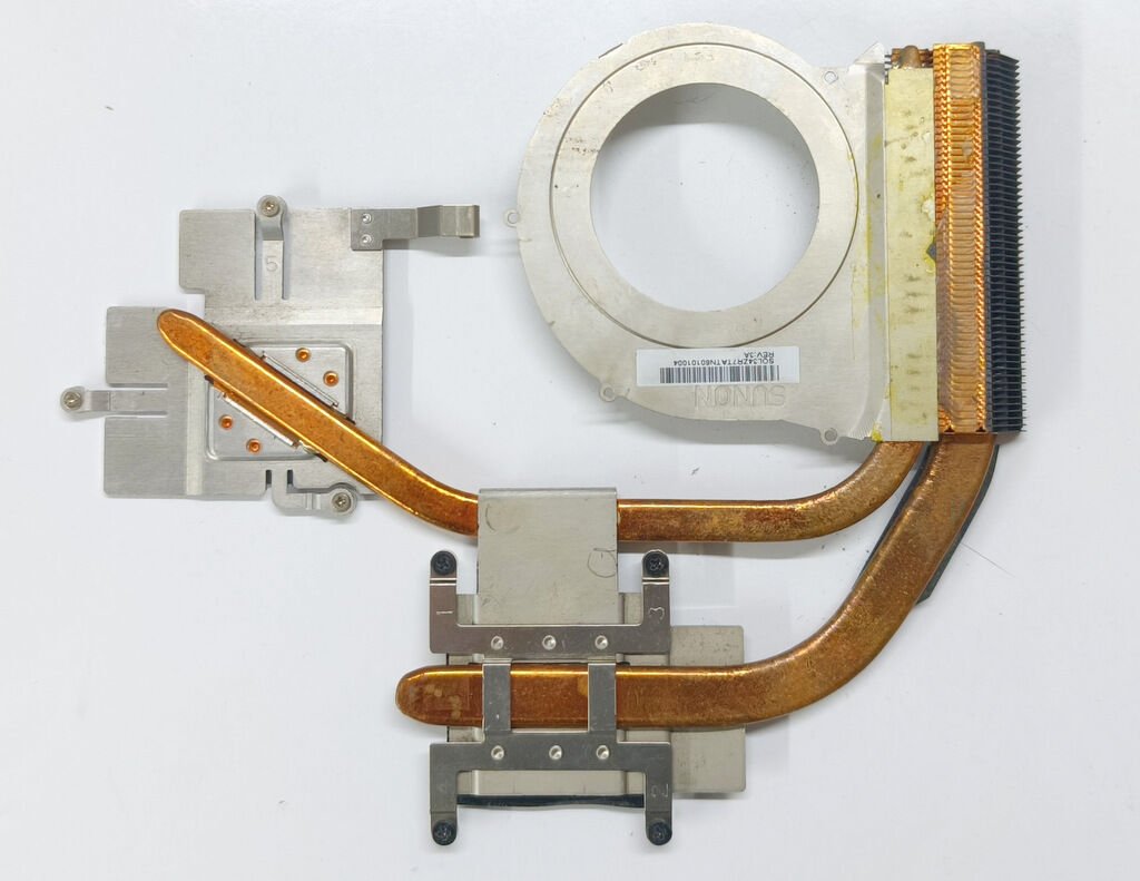 Acer 5745 5820TZ 5820T 5553 5745G 5625 Orijinal Soğutucu Bakır Heatsink