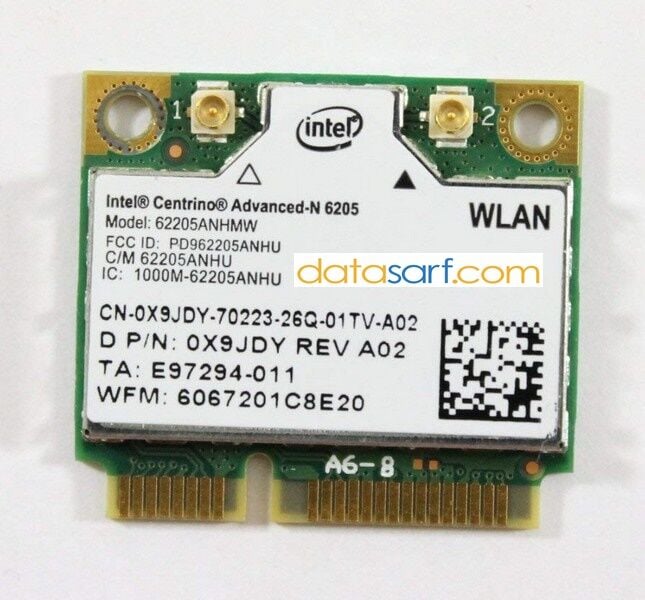 Dell Latitude E5420 P16g Wireless Kart X9jdy N6205