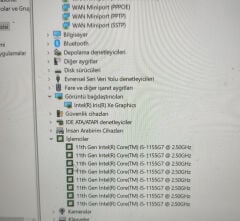 Casper Nirvana C Serisi C500 C550 Orijinal Anakart i5-1155G7