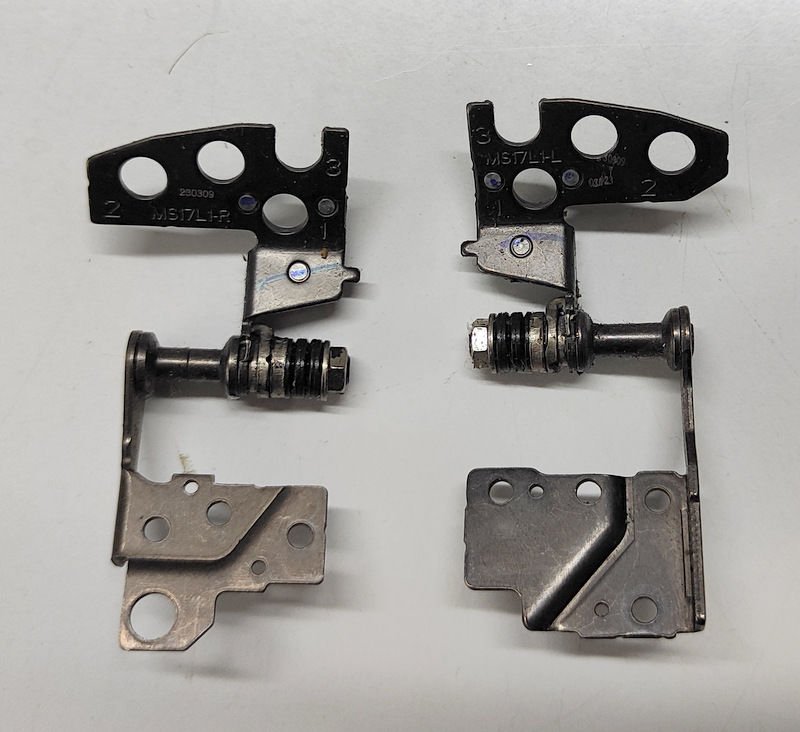 MSI Katana 17 GF76 GL76 MS-17L1 MS-17L2 MS-17L3 MS-17L4 Game Garaj 17 Orijinal Menteşe MS17L1-R MS17L1-L