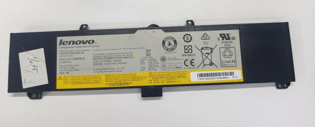 LENOVO Y50-70 Y50-80 Y50-50 Orijinal Batarya Pil L13M4P02 L13N4P01 %75 Sağlık
