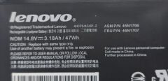 Lenovo ThinkPad 45N1707 45N1706 Orijinal Batarya Pil