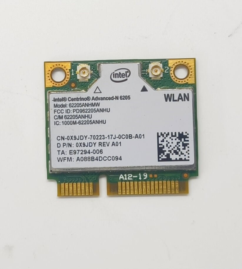 Dell Latitude E5520 P15F Orijinal Wireless Kart 0X9JDY İntel Centrino Advanced-N 6205 5G Uyumlu