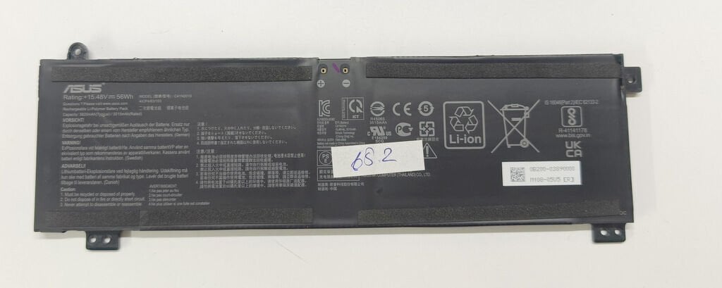 ASUS FA507 FX507 FX517 FA707 ROG Strix G513 G517 Orijinal Batarya Pil C41N2010 %65 Sağlık Performans