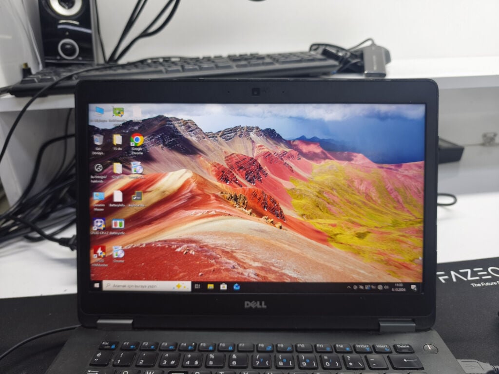 Dell Latitude E7470 7470 P61G Orijinal Ekran Set Lcd Cover Bezel Menteşe Lcd Kablo