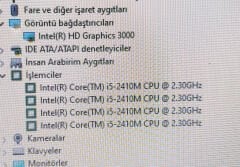 HP G6-1000 G7-1000 G4-1000 Anakart İşlemci Fan İ5-2410M