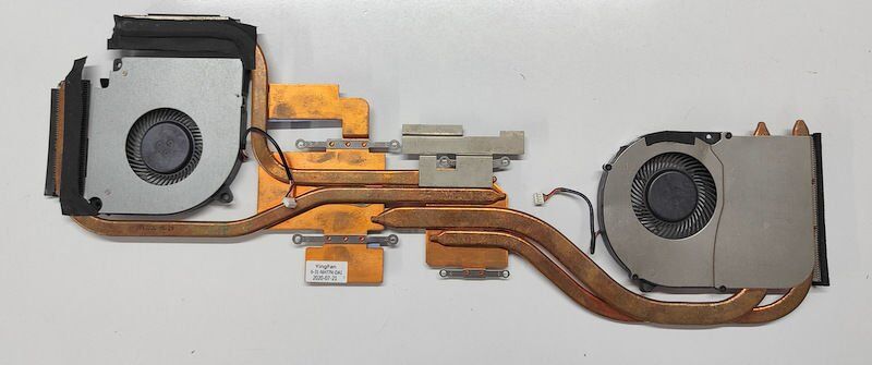 Monster Abra A7 V13.1 2 3 4 5 A7 V12.1 2 3 4 5 Orijinal Soğutucu Bakır Heatsink 6-31-NH77N-DA1