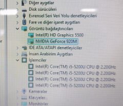 Toshıba C55-C C50-C L50-C L50D-C P50-C C55D-C L55T Orijinal Anakart İ5-5200U GEFORCE 920M 2GB DABLQM16B0 REV:B
