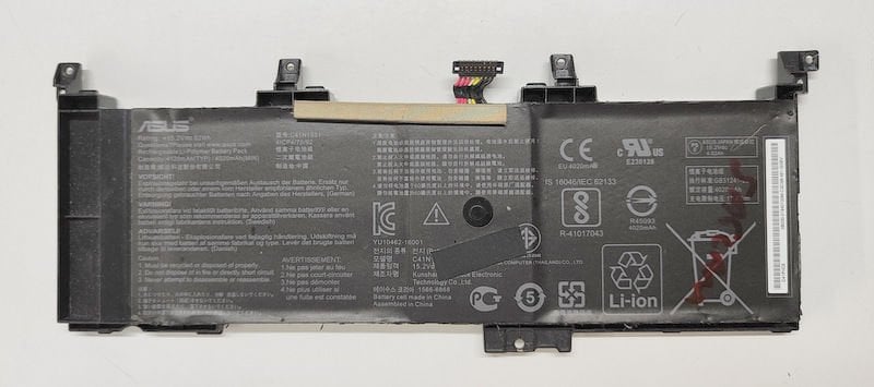 ASUS ROG Strix FX60VM Orijinal Batarya Pil C41N1531