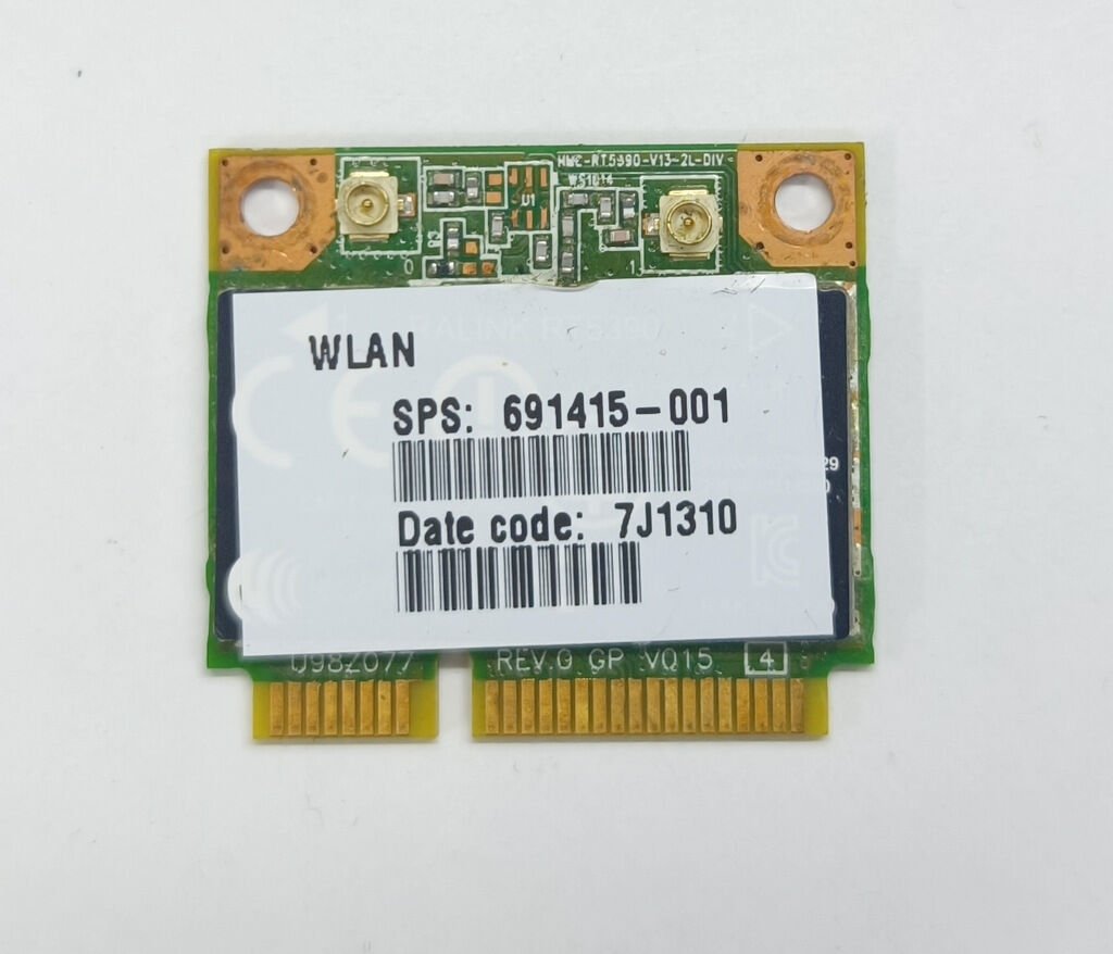 Hp Envy M6-1000 M6-1100 M6-1200 TPN-C107 M6-1225DX Orijinal Wireless Kart 691415-001