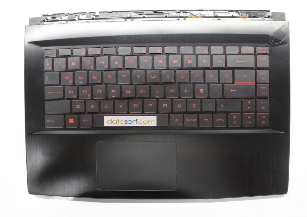 MSI GF65 Orijinal Üst Kasa Klavye 232M16R1010000B-1 3076R1C216Y31