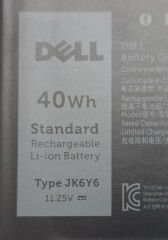 Dell Latitude 3510 E3510 L3510 P101F P112F 7506 5401 Orijinal Batarya Pil JK6Y6