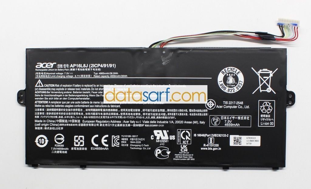 Acer CP311 Orijinal Batarya Pil AP16L8J AP16L5J