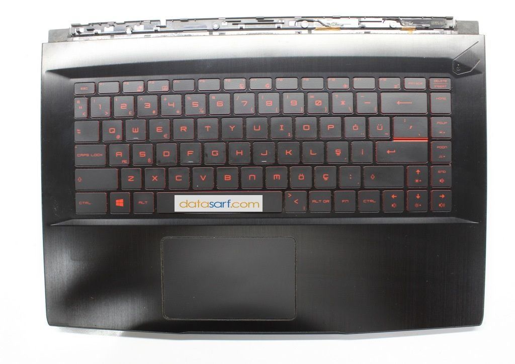 MSI 10SE Orijinal Üst Kasa Klavye 232M16R1010000B-1 3076R1C216Y31