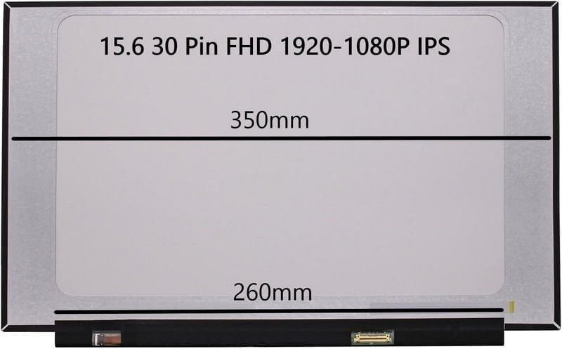 Lenovo Legion 5-15ACH6A Uyumlu 15.6 30 Pin Vidasız Ekran Panel FHD IPS MAT 1920-1080P 260mm