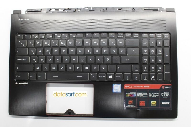 Msı GS63 Orijinal Üst Kasa Klavye Palmrest V143422FK1 3076K1C214Y311
