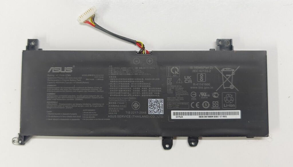 ASUS Vivobook X515 D515 F515 X509 M515 V5200 FL8700 Orijinal Batarya C21N1818