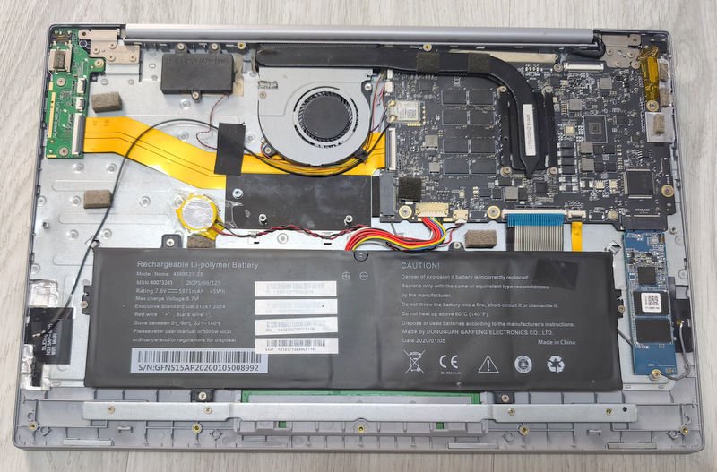 Medıon E15302 E15301 Orijinal Anakart R5 3500U