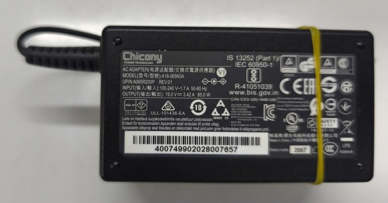 Medıon E15302 E15301 Orijinal Adaptör Şarj Aleti A18-065N3A