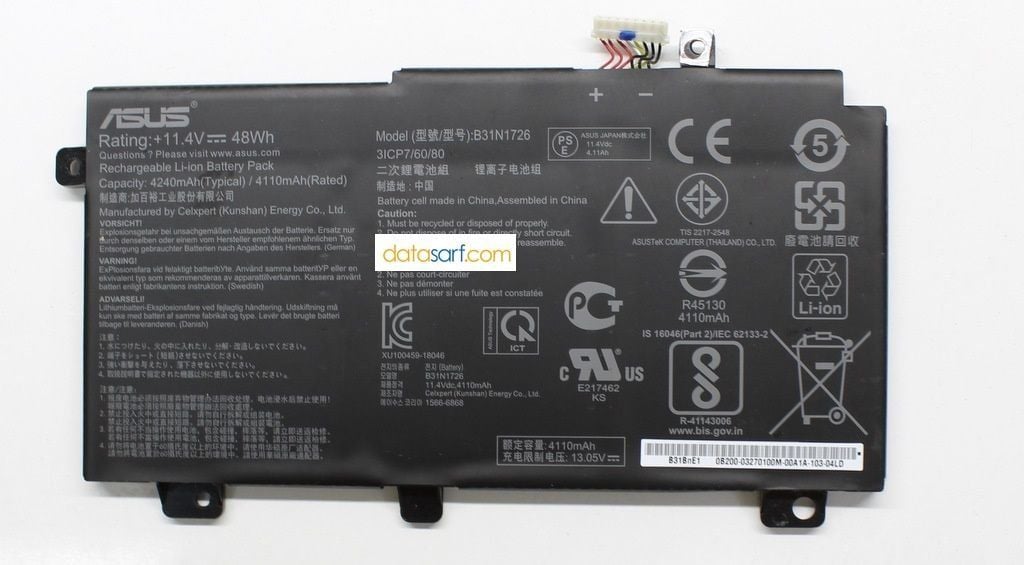 Asus TUF FA706II Orijinal Batarya Pil B31N1726