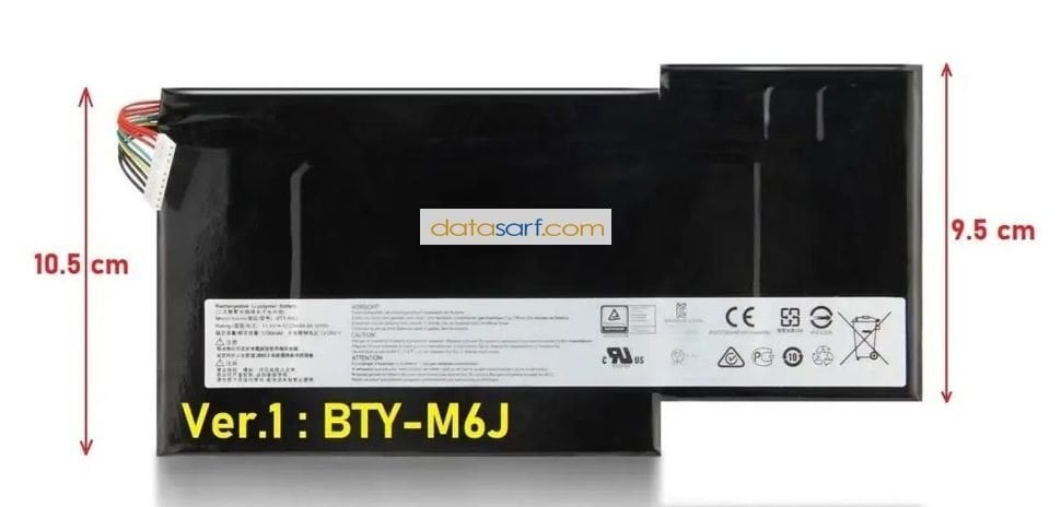 Msı MS-16K2 Orijinal Batarya Pil BTY-M6J