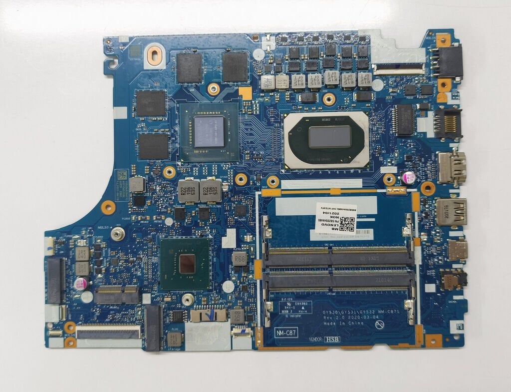 Lenovo Gaming 3-15IMH05 81Y4 3-15ARH05 82EY Creator 5-15IMH05 Orijinal Anakart i7-10750H NM-C871