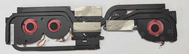 Msı 7RF Orijinal Fan Soğutucu Bakır Heatsink