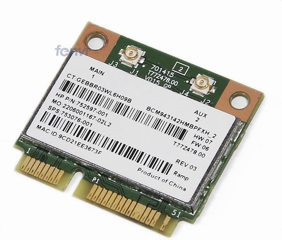 Hp 15-P210NT Orijinal Wireless Kart BCM943142HM 753076-001 753076-005