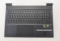 HP VICTUS 16-D 16-E TPN-Q264 TPN-Q263 Orijinal Klavye Üst Kasa Palmrest Touchpad